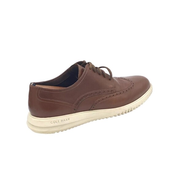Cole Haan Men’s Brown Grand + Wingtip Oxford Dress Sneakers C36939 Size 13M - Picture 4 of 12